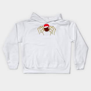 Mr ball legs with Santa hat Kids Hoodie